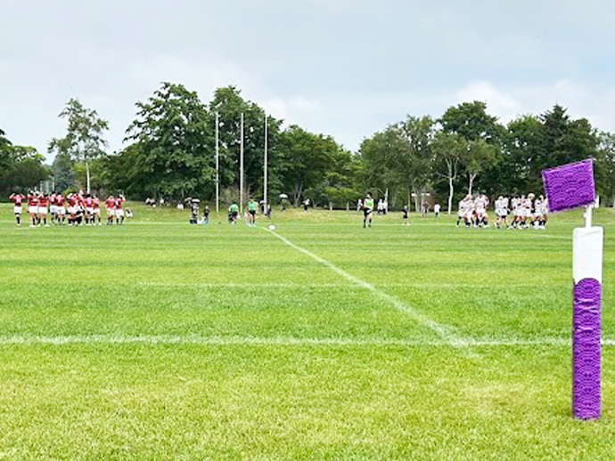 東日本医科学生体育大会ラグビー競技会場風景