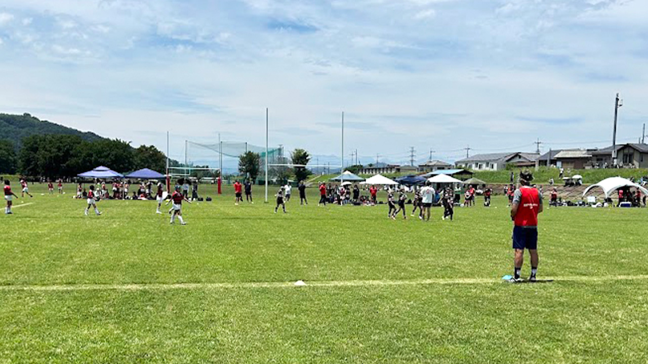 ラグビースクール高崎交流戦の写真
